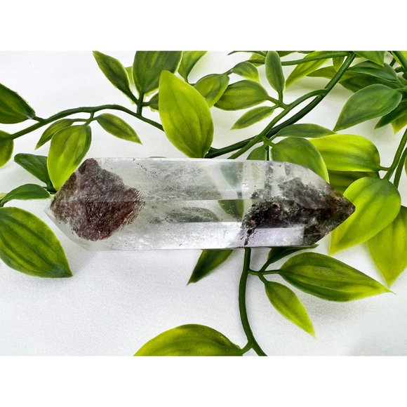 Garden Quartz Double Terminated Point - 3.4" Lodolite in Quartz DT - UNIQUE Gard - Picture 8 of 10